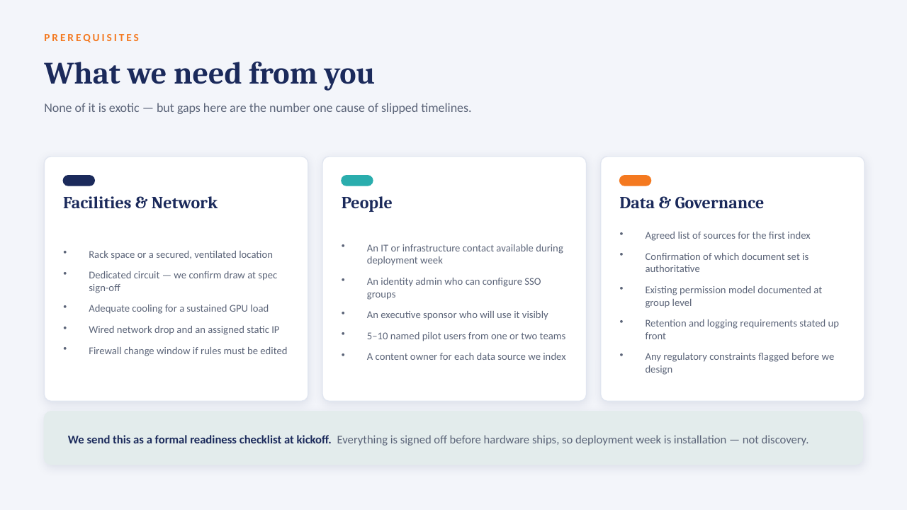 Private AI Servers — slide 10 of 14